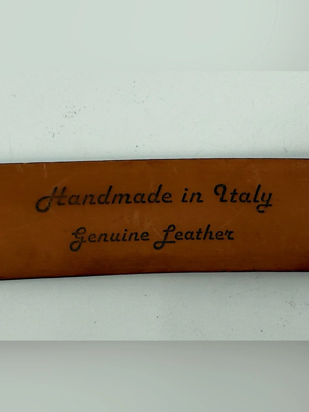 Classic Hand made in Italy Leather Belt 34